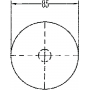 Catadioptre rond blanc diamètre 85mm HELLA 8RA002016101