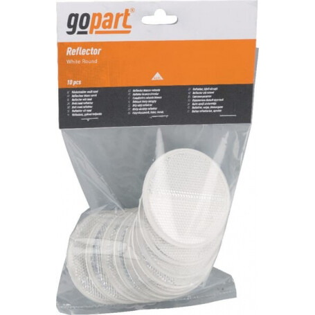 Catadioptre rond blanc diamètre 75mm GOPART LA75022