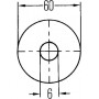 Catadioptre Reflex rouge HELLA 8RA002014231