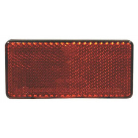 Catadioptre rectangle rouge 94x44mm autocollant HELLA 8RA003326031