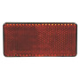 Catadioptre rectangle rouge 94x44mm autocollant HELLA 8RA003326031