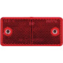Catadioptre rectangle rouge 94x44mm à visser GOPART LA75003