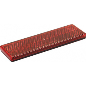 Catadioptre rectangle rouge 91,8x27,3mm autocollant HELLA 8RA342014157