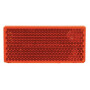 Catadioptre rectangle rouge 70x31,5mm autocollant HELLA 8RA004412021