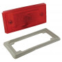Catadioptre rectangle rouge 196x88mm à visser HELLA 8RA003734101