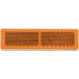 Catadioptre rectangle orange GOPART LA75008