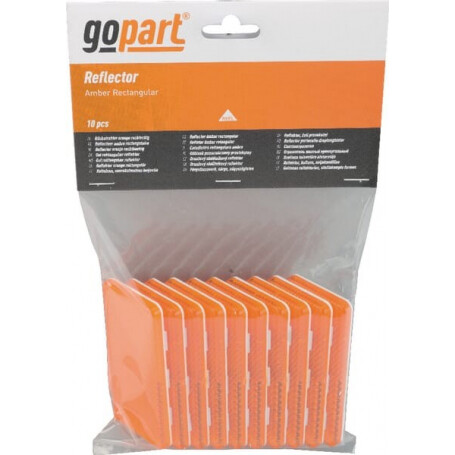 Catadioptre rectangle orange GOPART LA75005