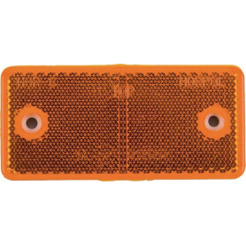 Catadioptre rectangle orange 94x44mm à visser GOPART LA75002