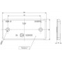 Catadioptre rectangle orange 94x44mm à visser GOPART LA75002