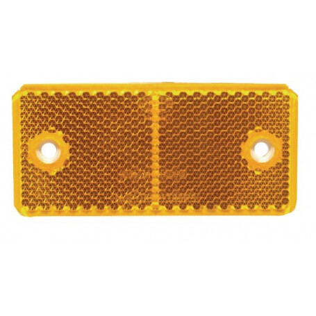 Catadioptre rectangle orange 180x40mm à visser HELLA 8RA003326011