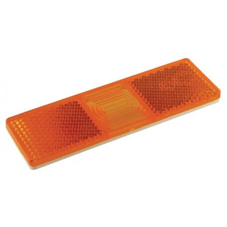 Catadioptre rectangle jaune à clipser HELLA 8RA964292001