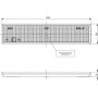 Catadioptre rectangle blanc 105x24mm GOPART LA75013