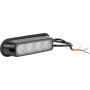 Avertisseur flash LED orange 4x3W 12/24V UNIVERSEL LA20011