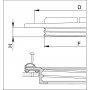 Couvercle de réservoir 620mm ARAG 3514080