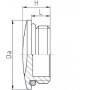 Bouton d'obturateur JACOB 106315MG