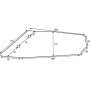 Aileron long cambré LEMKEN 3374420