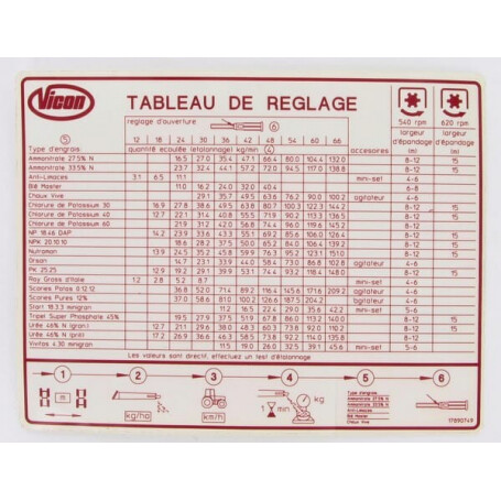 Autocollant VICON VN17890749