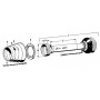 Tube de protection GA 1 côtés 2580 WALTERSCHEID SD251000WWE25