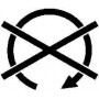 Symbole stop moteur HELLA 9XT714300401