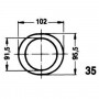 Protection tube extérieur WALTERSCHEID SD35550