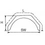 Garde-boue UNIVERSEL WS1049