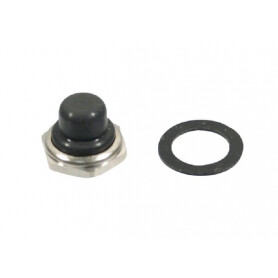 Capuchon d'étanchéité noir 12mm APEM U1654