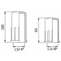 Cache de protection UNIVERSEL 1710