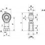 Rotule M12x1,25 UNIVERSEL RES12125