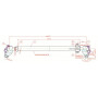 Rotule de direction UNIVERSEL SHP196KR