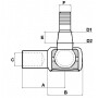 Rotule de direction UNIVERSEL SHP547KR