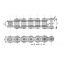 Chaîne à rouleaux LINK-BELT 80A1HLB