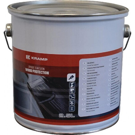 Peinture pour bois teck 2,5L UNIVERSEL 017126661258KR