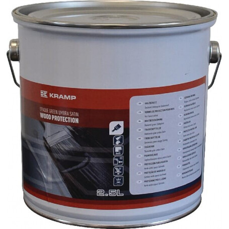 Peinture pour bois grise 2,5L UNIVERSEL 017126672258KR