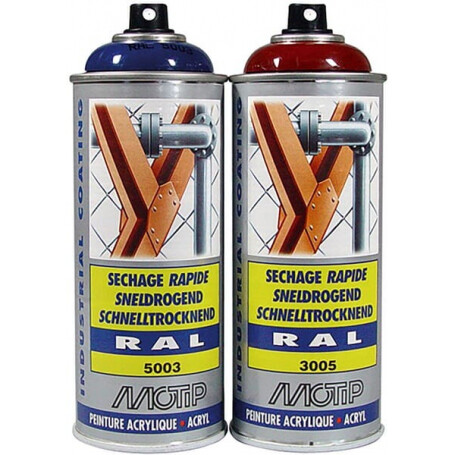 Peinture spray bleu vert MOTIP 07000