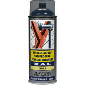 Peinture spray bleu acier MOTIP 07005