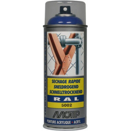 Peinture spray bleu MOTIP 07006