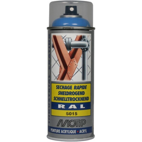 Peinture spray bleu ciel MOTIP 07012
