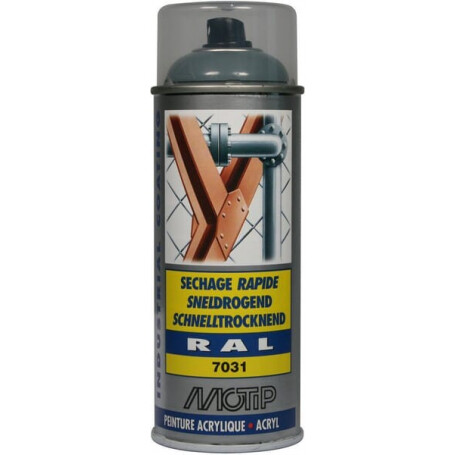 Peinture spray bleu gris MOTIP 07022