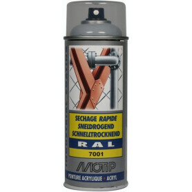 Peinture spray gris argent MOTIP 07026