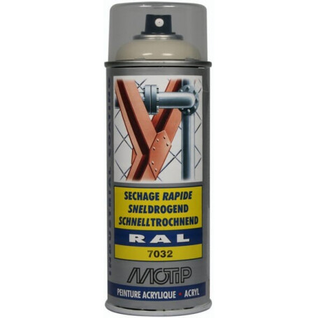 Peinture spray gris silex MOTIP 07032