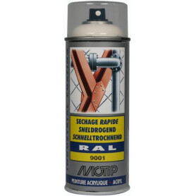 Peinture spray blanc crème MOTIP 07045