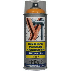 Peinture spray jaune chromé MOTIP 07076