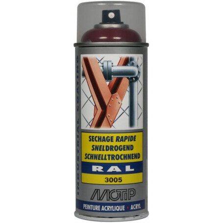 Peinture spray rouge MOTIP 07108