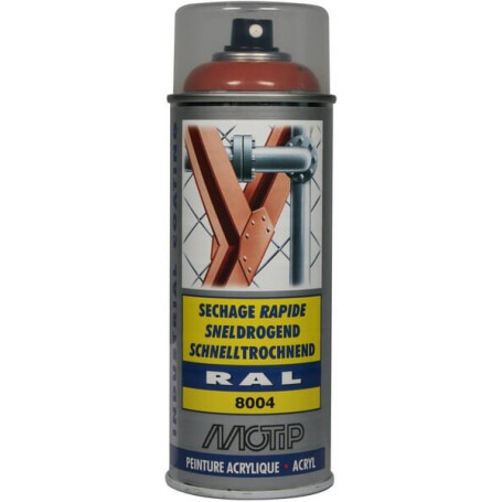 Peinture spray brun cuivre MOTIP 07109ND