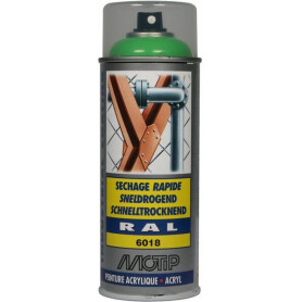 Peinture spray vert jaune MOTIP 07127