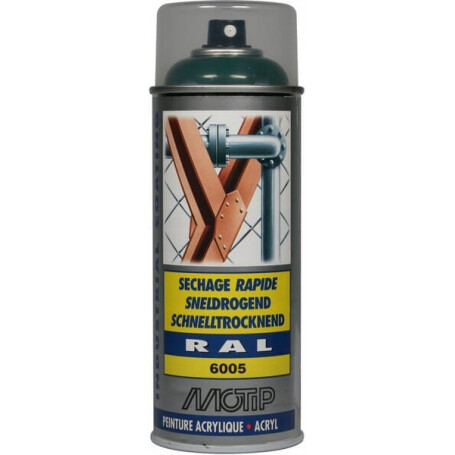 Peinture spray vert mousse MOTIP 07128