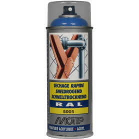 Peinture spray bleu de sécurité MOTIP 07134
