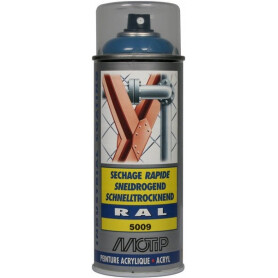 Peinture spray bleu azur MOTIP 07135