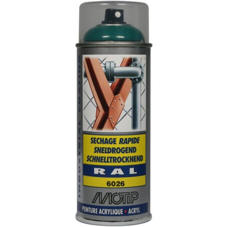 Peinture spray vert opal MOTIP 07144