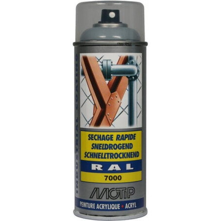 Peinture spray gris MOTIP 07146